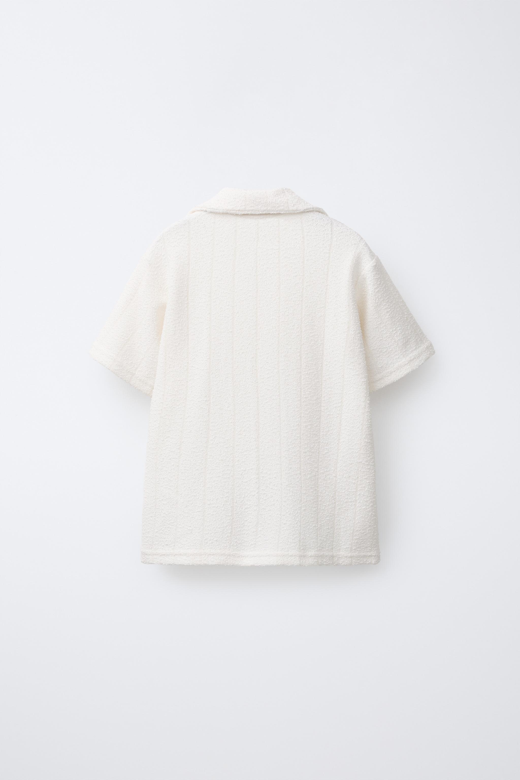 TEXTURED RUSTIC SPREAD COLLAR SHIRT